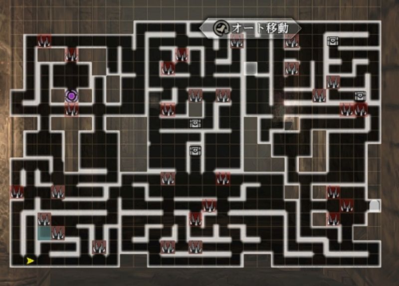 土の魔窟B1Fパターン3