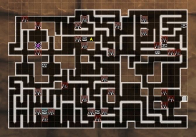 土の魔窟B1Fパターン2