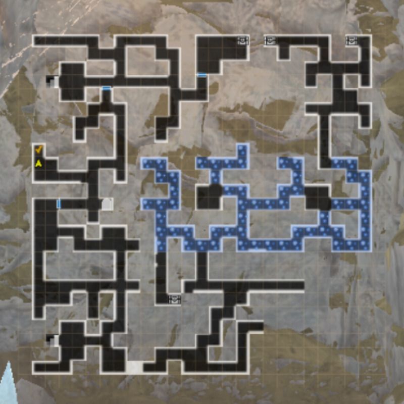 黄金の鉱石（黄鉄鉱）の場所