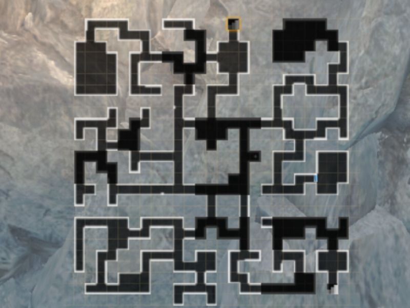怨嗟の洞窟B2F