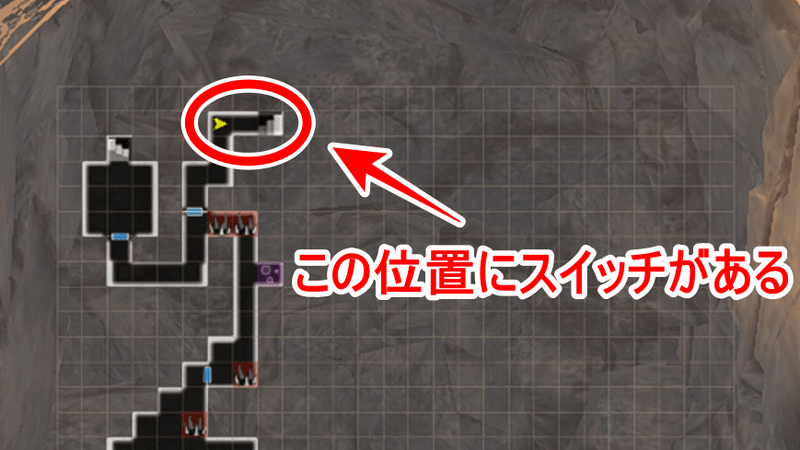 B2Fスイッチ地図