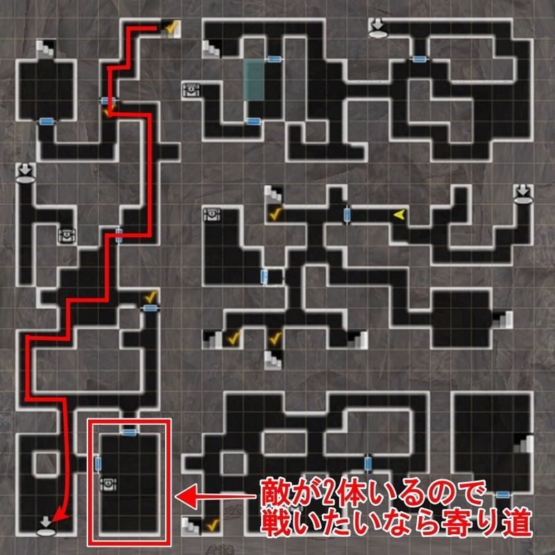 砂影の洞窟B1F~B3Fマラソン