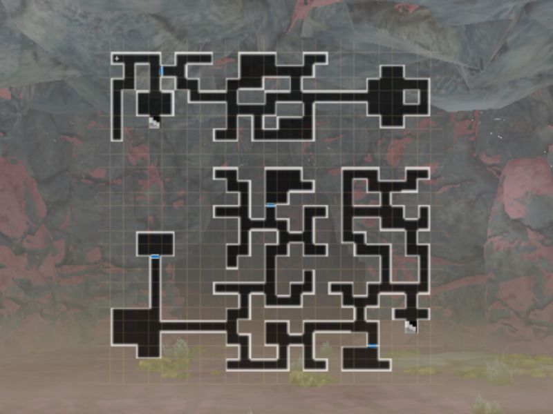 鬼啼島B3Fマップ