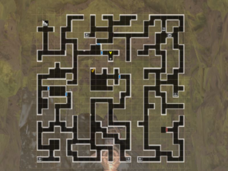 薬種の古跡B3Fのマップ