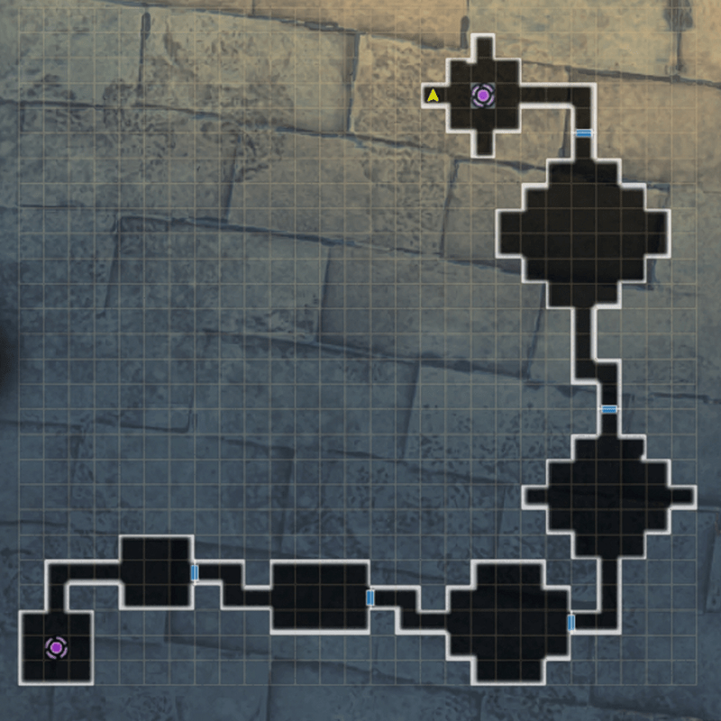 古城跡20Fのマップ