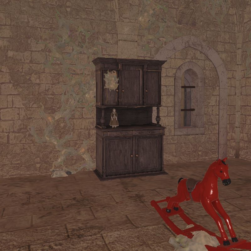 服の端切れの場所