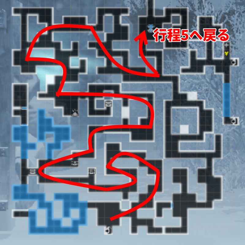 スノーウルフリーダー撃破前