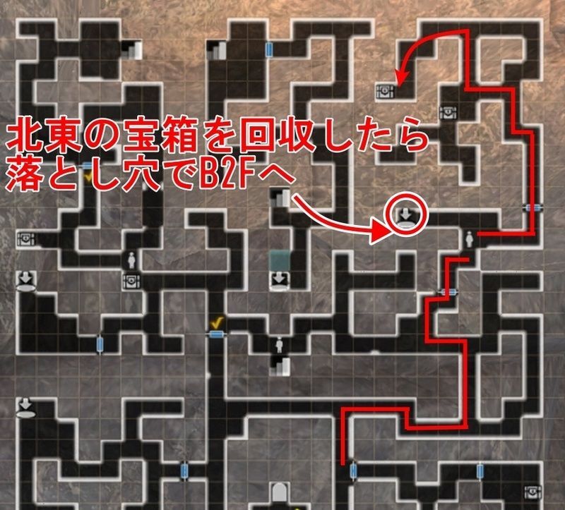 砂影の洞窟B1F~B3Fマラソン