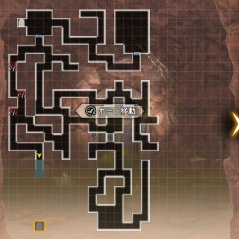 王の試練のマップ