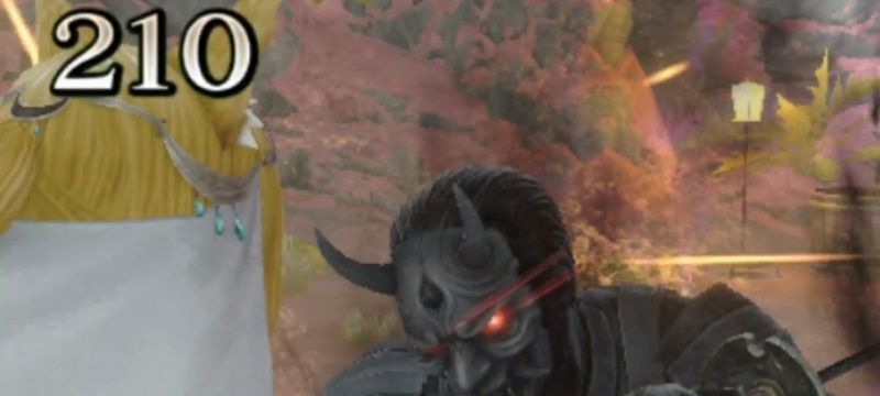 亡念の剣鬼の攻撃