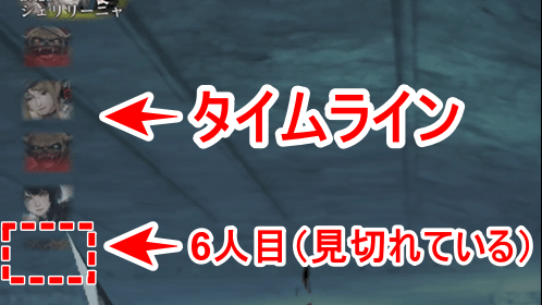 行動順バトル画面