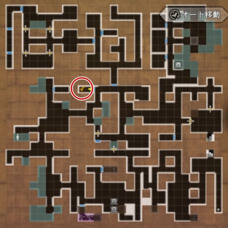 怯える紅牙の出現場所