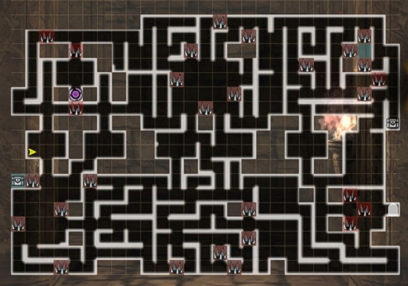 土の魔窟B1Fパターン4