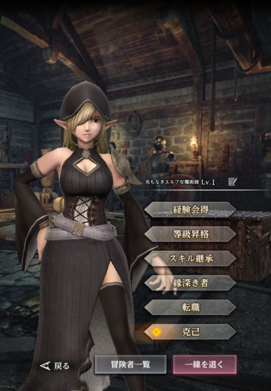 魔術師名もなきエルフ女魔術師