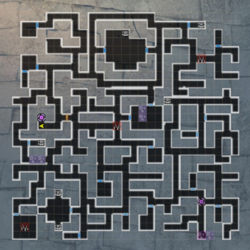 古城跡14Fのマップ(βシーズン3)