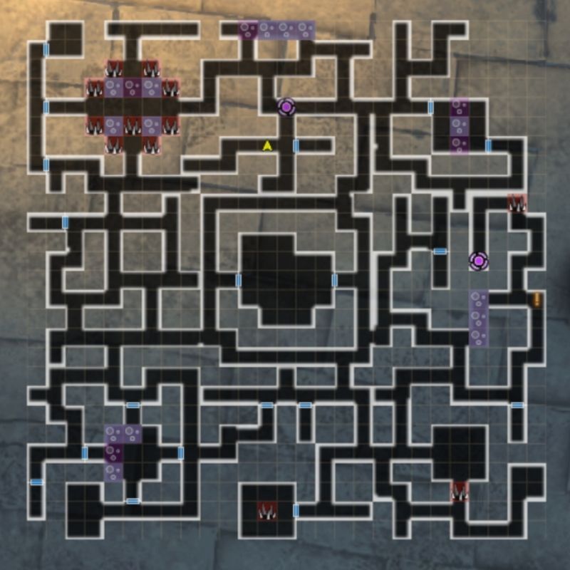 古城跡17Fのマップ(βシーズン3)