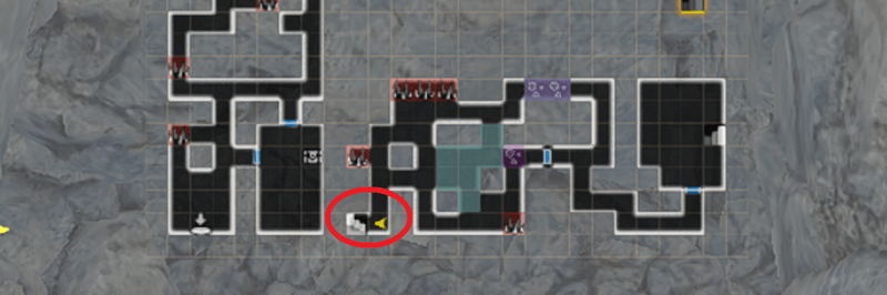 B2Fスイッチ地図