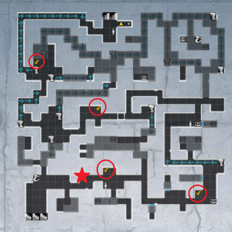 交易水路の金鉱石の場所