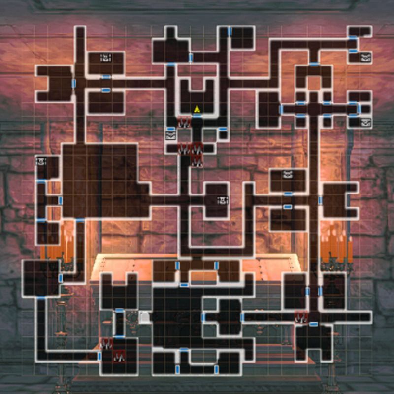 旧き王墓のマップ