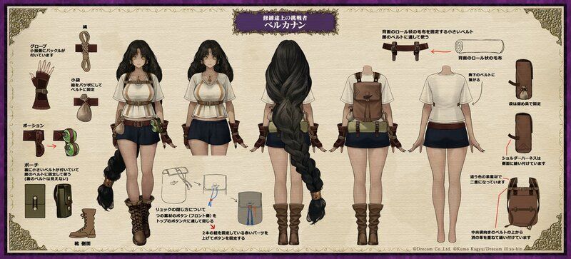 挑戦者ベルカナンの設定資料