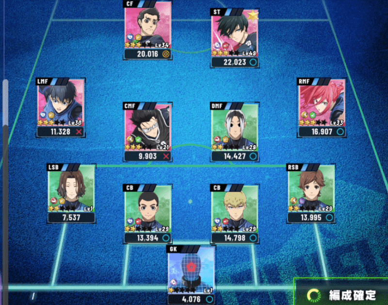 フォーメーション