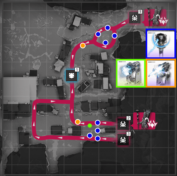 レベル3の配置例