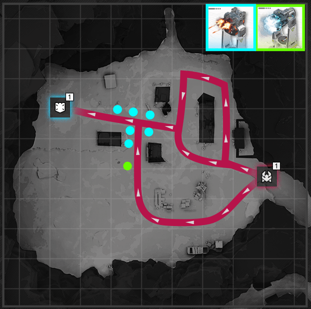 レベル2の配置例