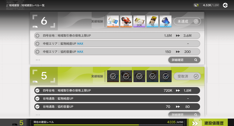拠点レベルを上げるメリット