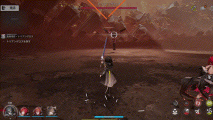 隕石攻撃モーション