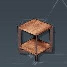 アイアンウッドのテーブルセット