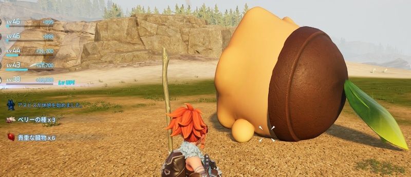 ナエモチのドロップ品