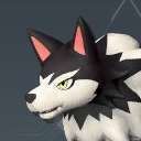 ガウルフのサドル付きハーネス