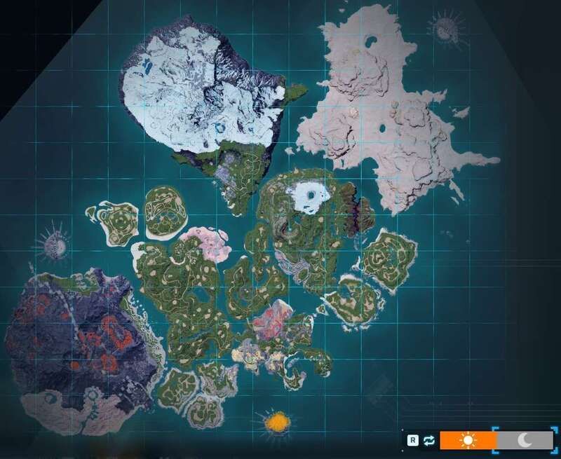 エレパンダの出現場所(昼マップ)