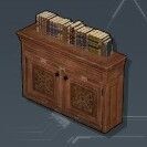 アンティークな収納キャビネットセット