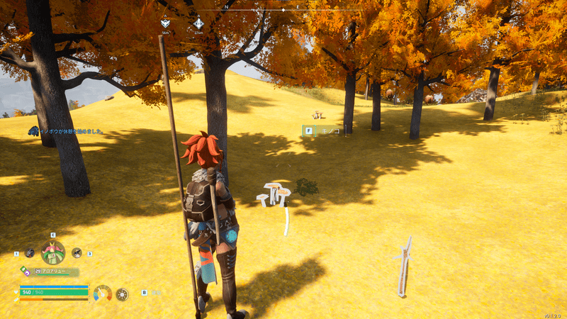 マップ上で拾う