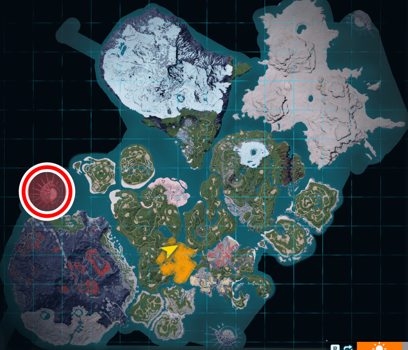 第ニ禁猟区の場所