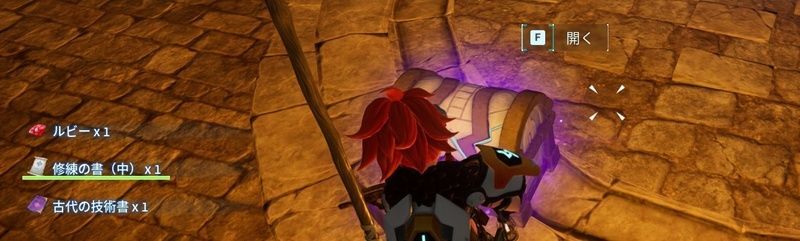 ダンジョンの宝箱から入手