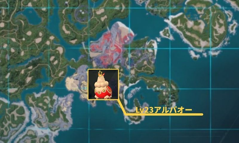 古びた弓の位置