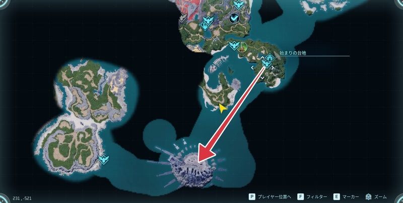 第一禁猟区の場所