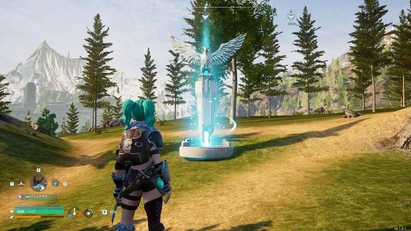 雪山への分岐路