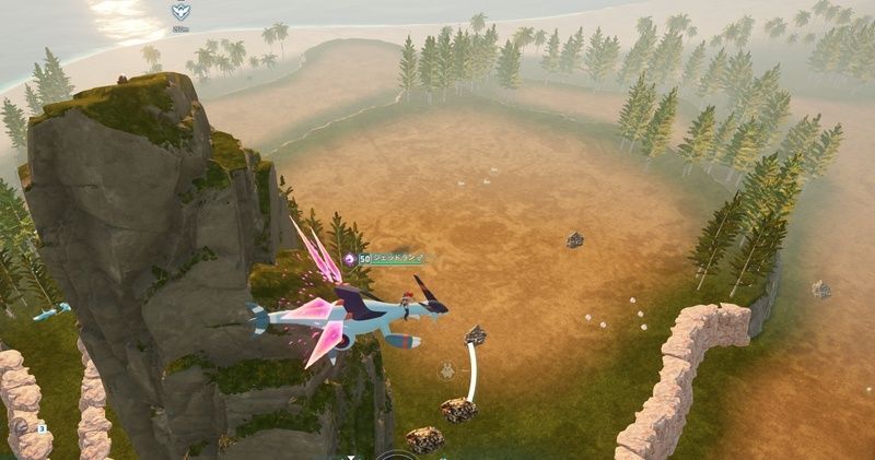 小青龍の浜の西側