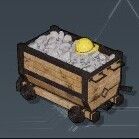 つるはしとヘルメット