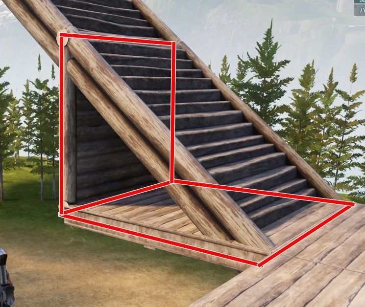 階段と床を破壊