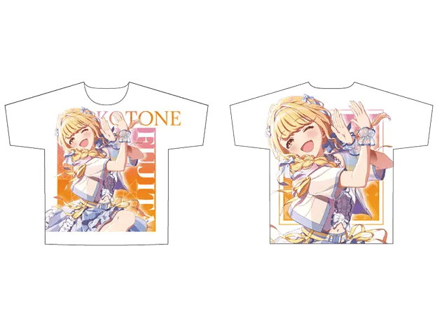 両面フルグラフィックTシャツ 藤田ことね