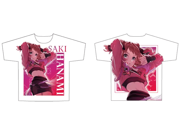 両面フルグラフィックTシャツ 花海咲季