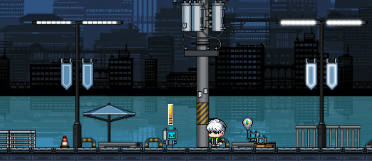 忘れ物を渡すロボット