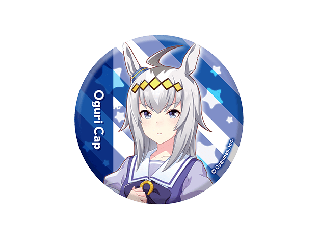 オグリキャップ缶バッジ