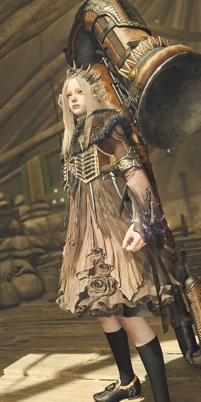 またたび@キャラクリさん作重ね着コーデ2