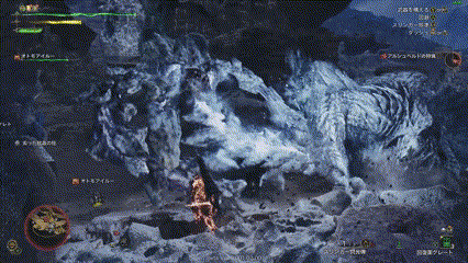 尖った結晶の柱