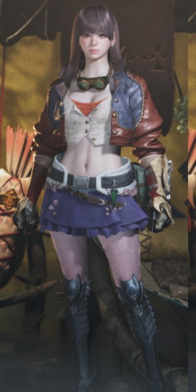 リ・ア@モンハン重ね着さん作コーデ